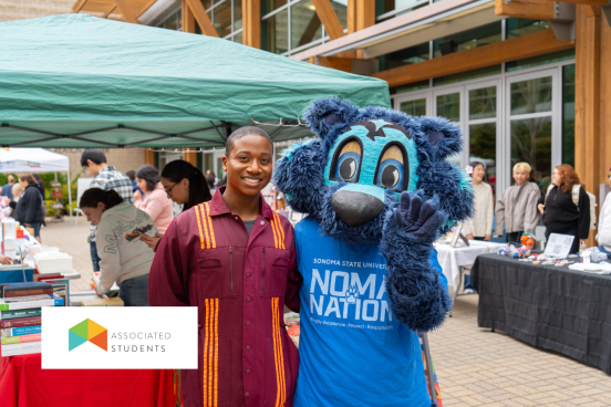 Lobo and Student at night market