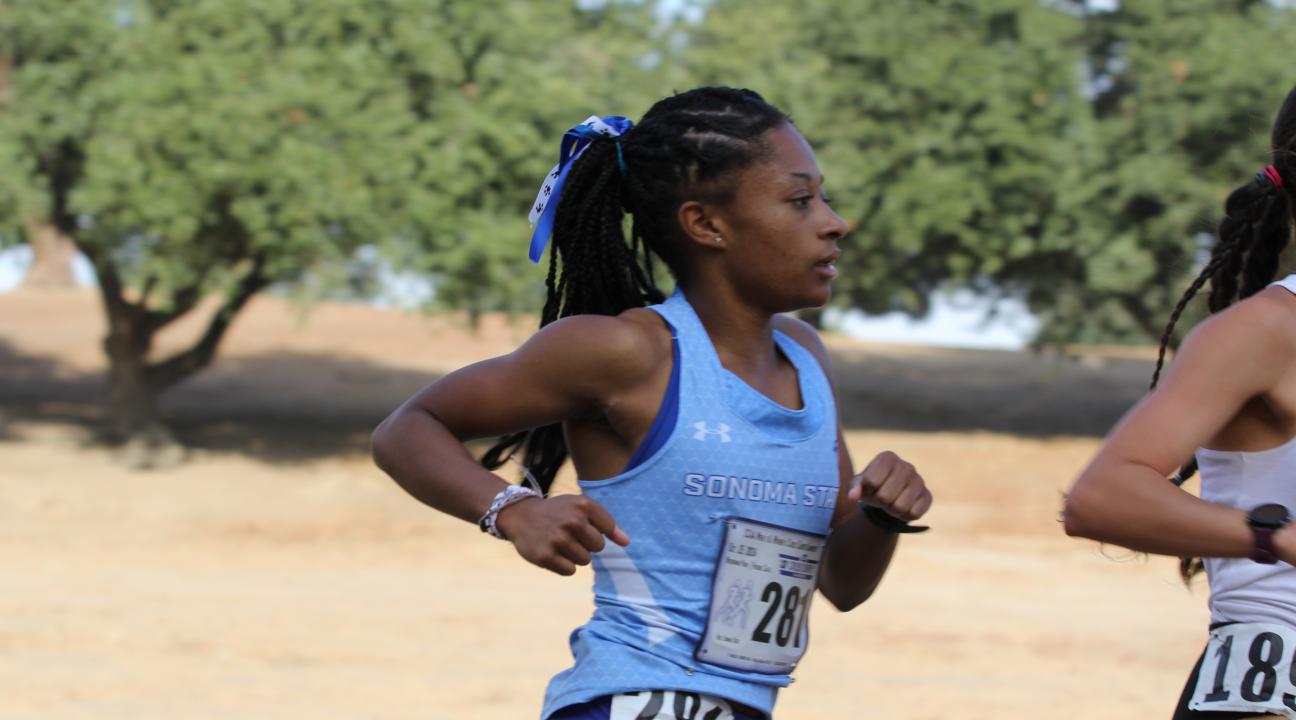 Student running