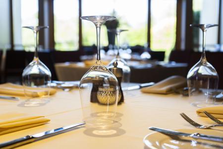 Dinner place setting at prelude